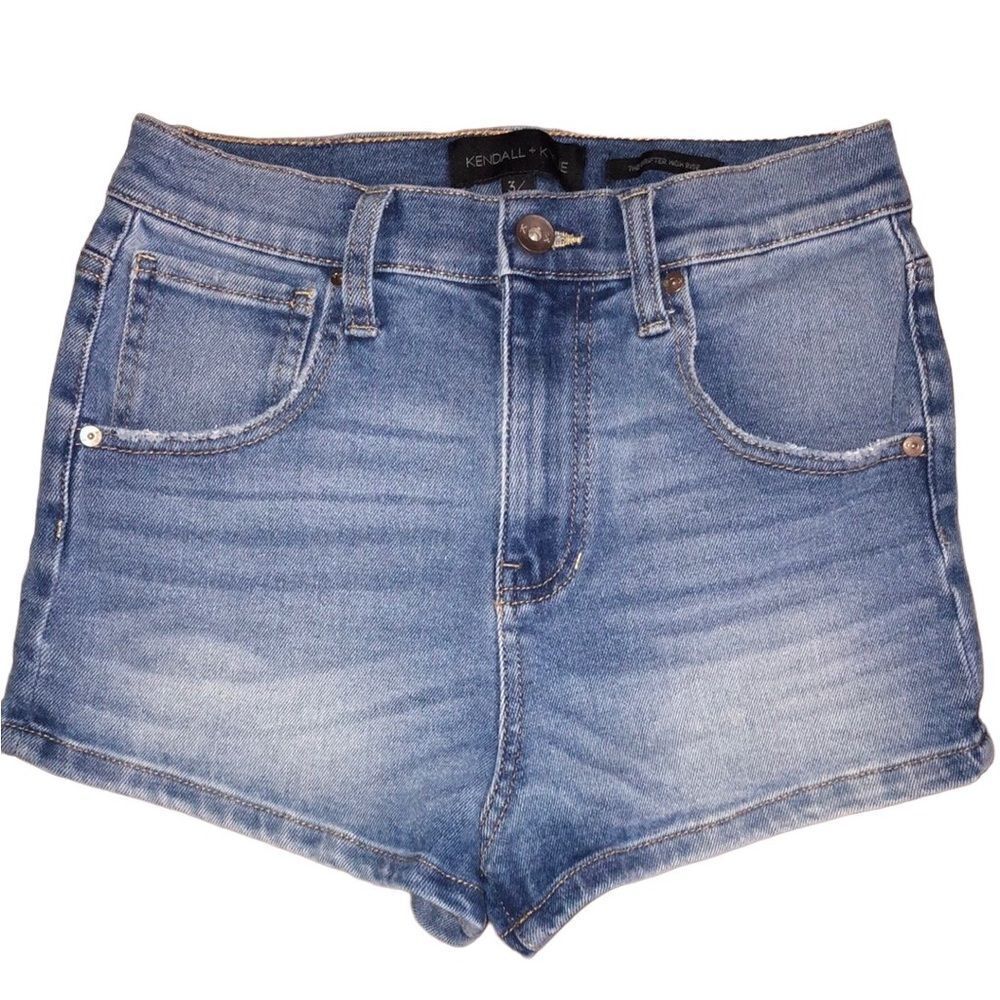 Kendall and Kylie the drifter high rise Jean shorts size 3